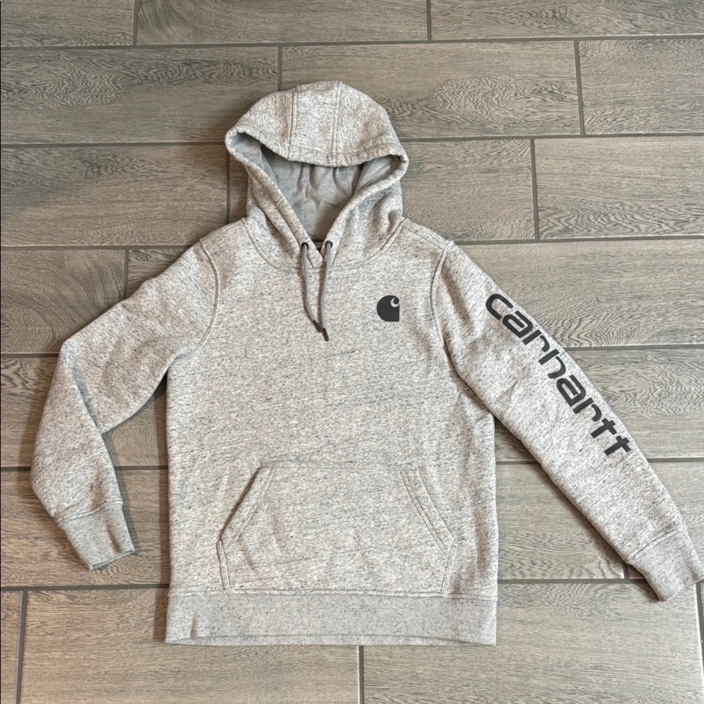 Carhartt Gray Sweatshirt Classic Pullover Hoodie